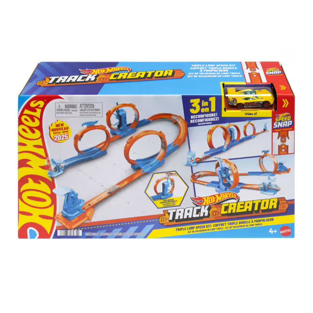 Hot Wheels - Track Creator Triple Loop KIT Playset