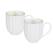 Easy Life - Royale White Set of 2 300ml Mugs