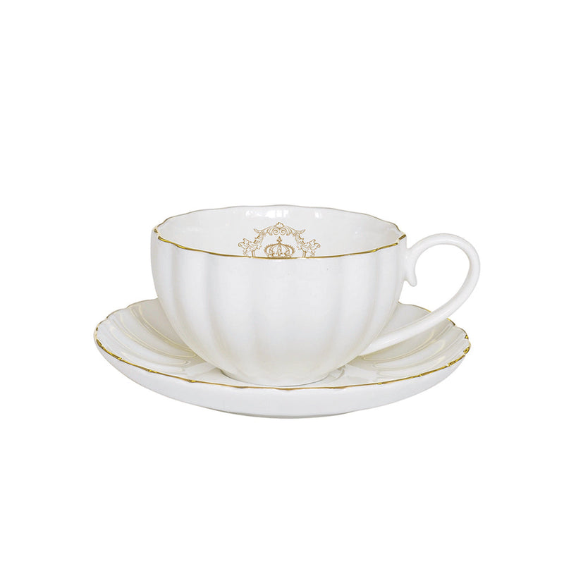 Easy Life - Royale White Cup & Saucer