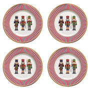 Easy Life - Nutcracker 19cm (7.5in) Set of 4 Dessert Plates