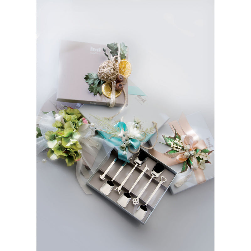 Mepra - Evento Ice-Cream Spoon Set - 6 Pcs. - Mirror