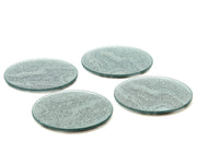 BOWRING - Silver Glitter Set 4 Round Coasters