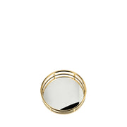BOWRING - Aspen 13" Round Tray, Matte Gold