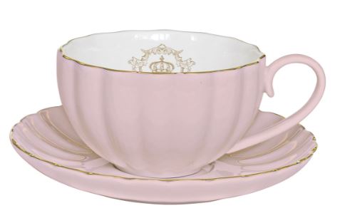 Easy Life - Royale Pink Cup & Saucer 200ml (6.8oz)