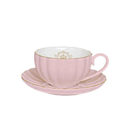 Easy Life - Royale Pink Cup & Saucer 200ml (6.8oz)