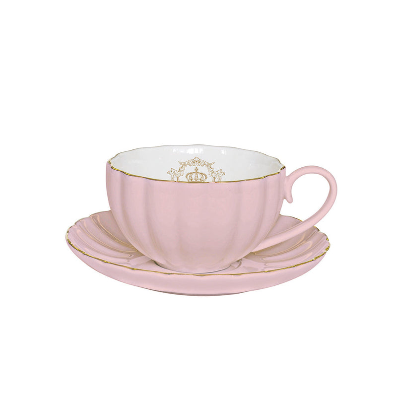 Easy Life - Royale Pink Cup & Saucer 200ml (6.8oz)