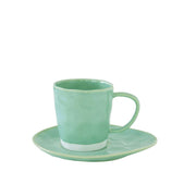 Easy Life - Interiors 120ml Espresso Cup & saucer, Aqua