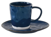 Easy Life - Interiors 120ml Espresso Cup & saucer, Blue