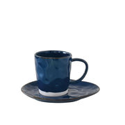 Easy Life - Interiors 120ml Espresso Cup & saucer, Blue