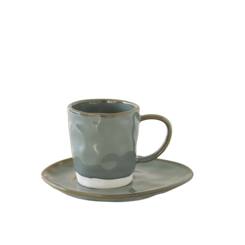 Easy Life - Interiors 120ml Espresso Cup & saucer, Celadon