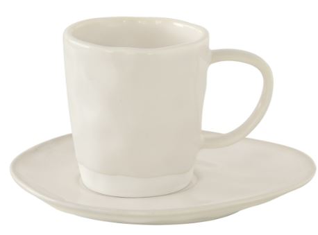Easy Life - Interiors 120ml Espresso Cup & saucer, White