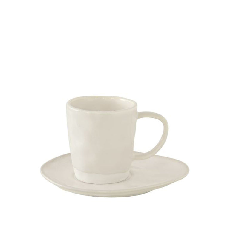 Easy Life - Interiors 120ml Espresso Cup & saucer, White