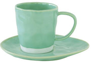 Easy Life - Interiors 250ml Cup & saucer, Aqua