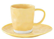 Easy Life - Interiors 250ml Cup & saucer, Yellow
