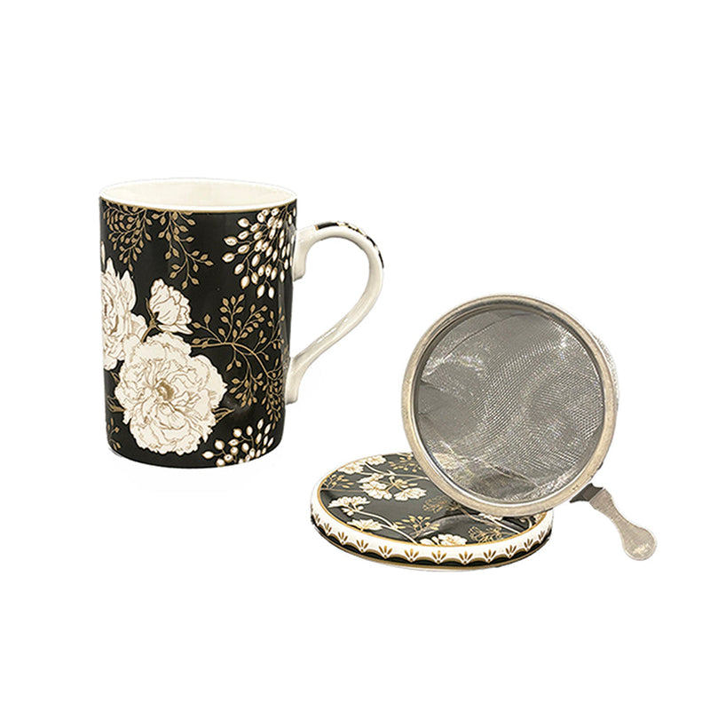 Easy Life - Art & Deco 350ml Mug with Lid & Metal Infuser