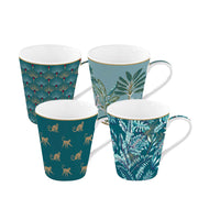Easy Life - Jungle 300ml Mugs Set of 4