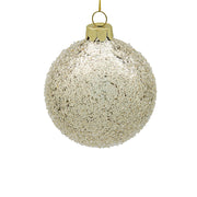 BOWRING - 10cm Iced Champagne Ornament