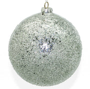 BOWRING - 15cm Iced Silver Ornament