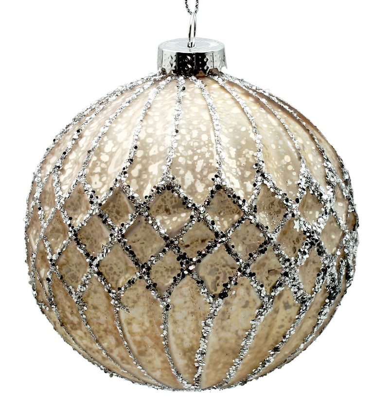 BOWRING - 10cm Antiqued Pewter Ornament