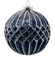 BOWRING - 10cm Blue Ornament
