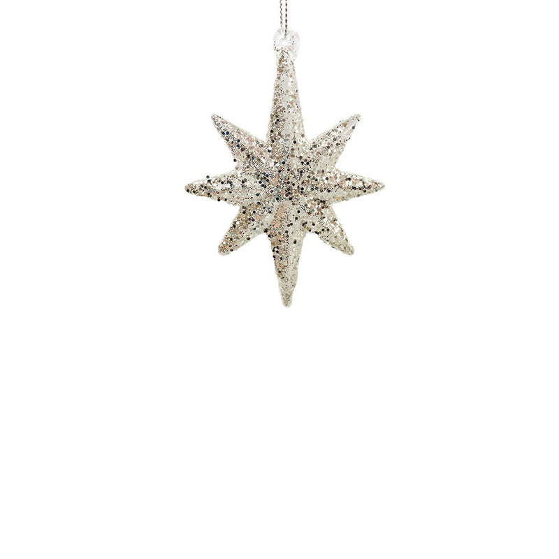 BOWRING - Star Champagne Glitter Ornament