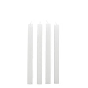 BOWRING - Rustic Blanco Dinner Candle Set of 4