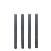BOWRING - Rustic Pewter Dinner Candle Set of 4
