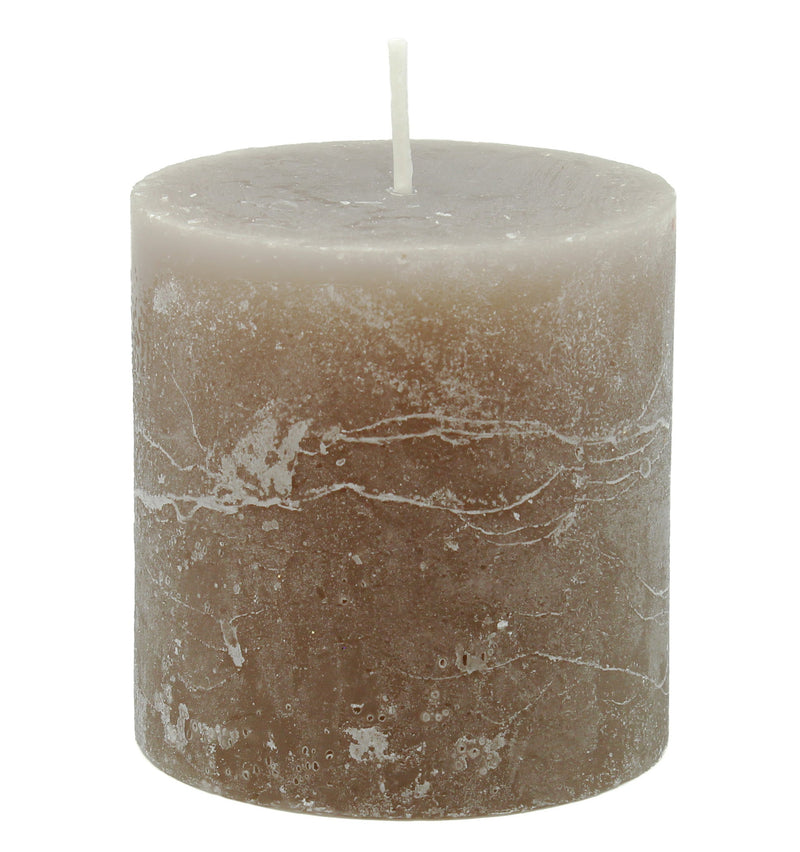 BOWRING - Rustic Stone 3 x 3" Pillar Candle
