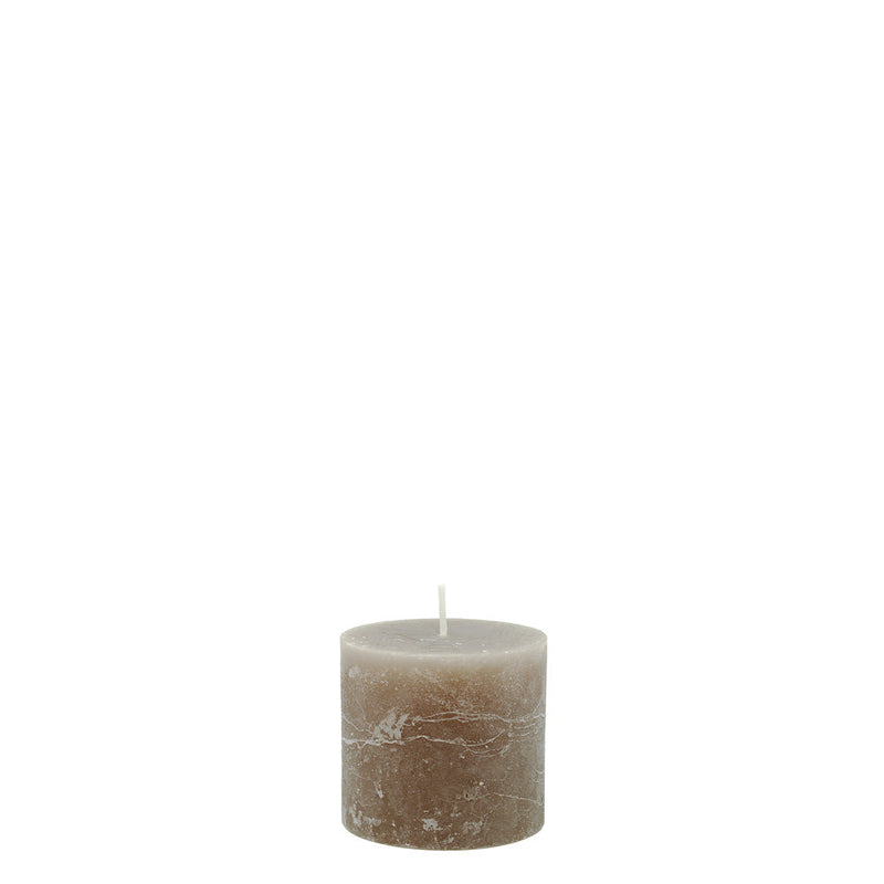 BOWRING - Rustic Stone 3 x 3" Pillar Candle