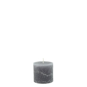 BOWRING - Rustic Pewter 3 x 3" Pillar Candle