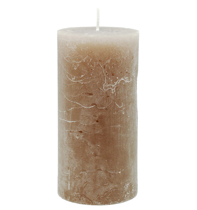 BOWRING - Rustic Stone 3 x 6" Pillar Candle