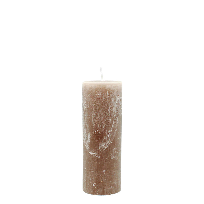 BOWRING - Rustic Stone 3 x 8" Pillar Candle