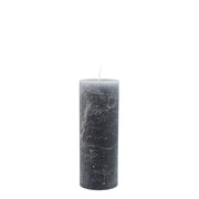 BOWRING - Rustic Pewter 3 x 8" Pillar Candle