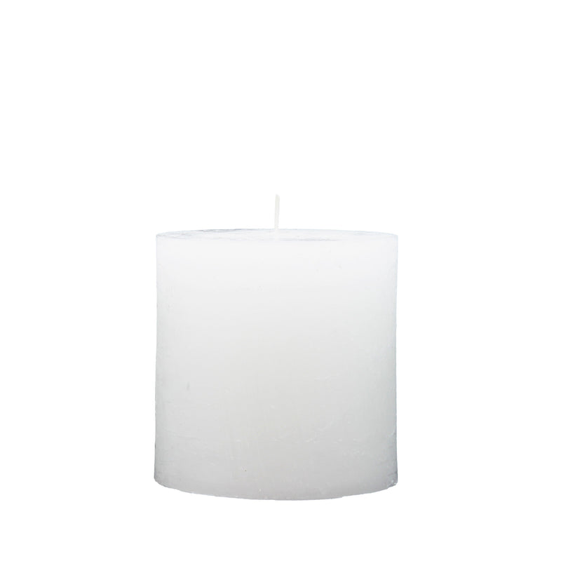 BOWRING - Rustic Blanco 4 x 4" Pillar Candle