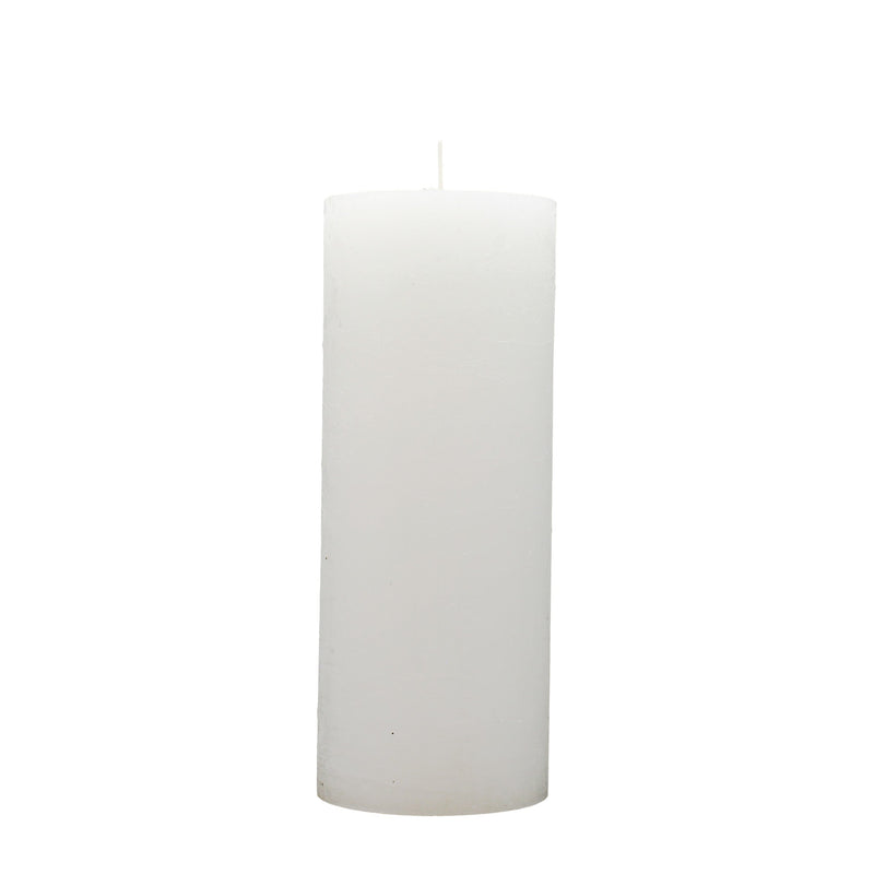 BOWRING - Rustic Blanco 4 x 10" Pillar Candle