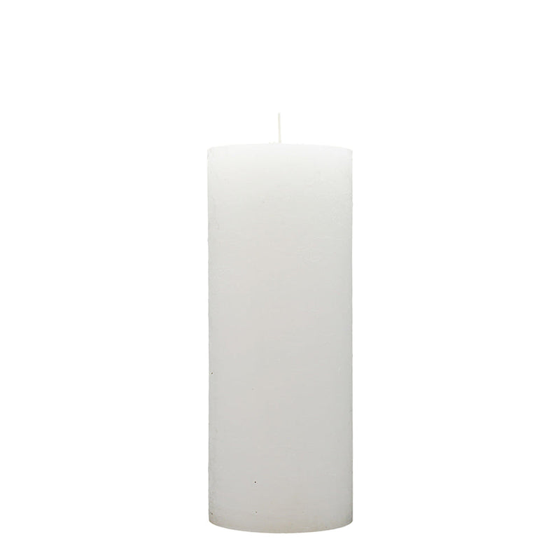 BOWRING - Rustic Blanco 4 x 10" Pillar Candle