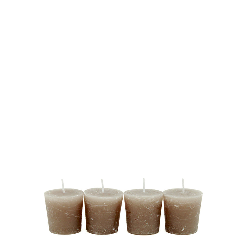 BOWRING - Votive Candles Set of 4 Stone
