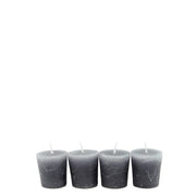 BOWRING - Votive Candles Set of 4 Pewter