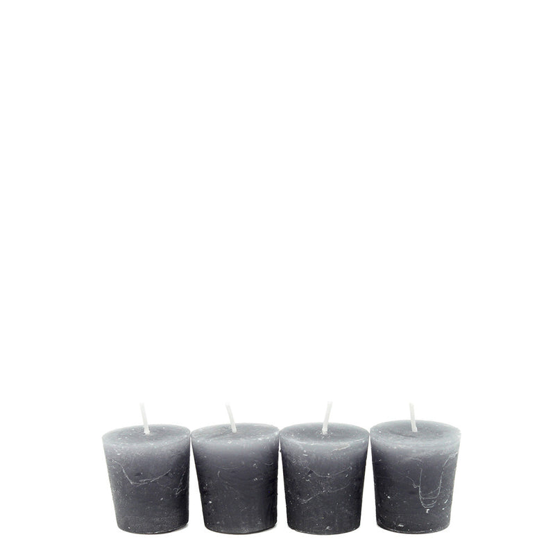 BOWRING - Votive Candles Set of 4 Pewter