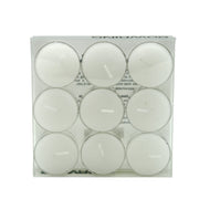 BOWRING - Tealight Candles Set of 9 Blanco