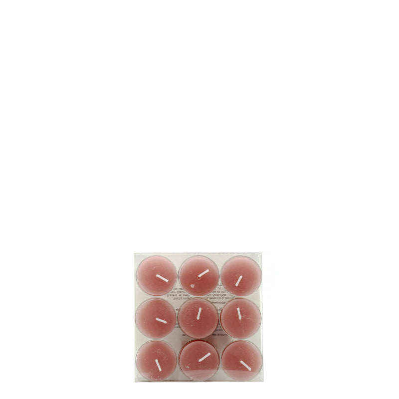 BOWRING - Tealight Candles Set of 9 Blush
