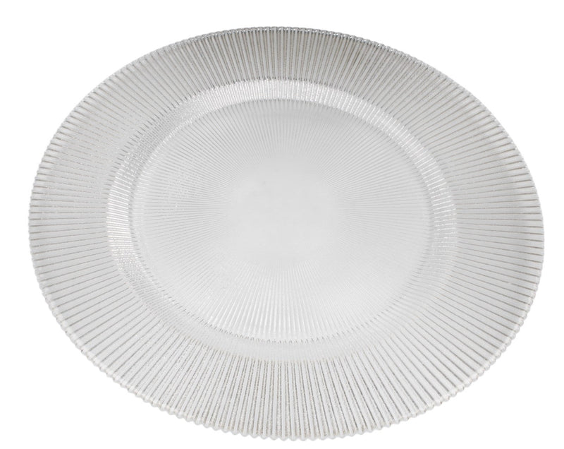BOWRING - Radiance 33cm Clear Glass Charger Plate