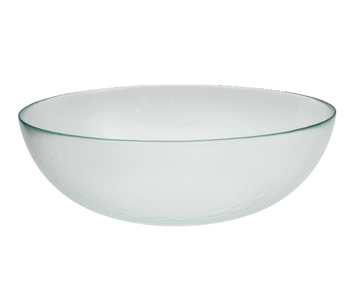 BOWRING - Glacier 28cm Clear Glass Shallow Bowl