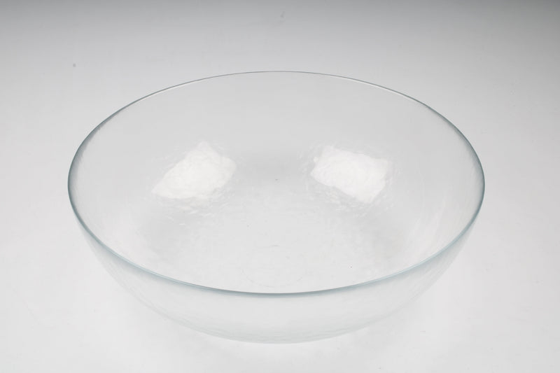 BOWRING - Glacier 28cm Clear Glass Shallow Bowl