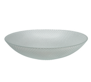 BOWRING - Calista 26cm Shallow Glass Serving Bowl