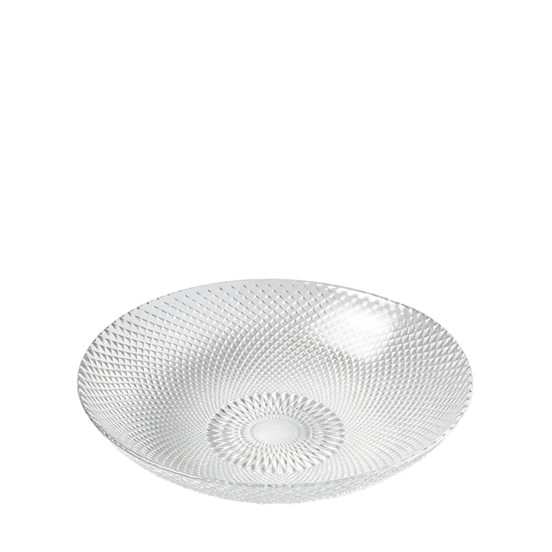 BOWRING - Calista 26cm Shallow Glass Serving Bowl