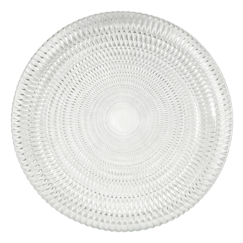 BOWRING - Calista 33cm Glass Serving Plate
