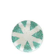BOWRING - Forest Dream 21cm Glass Plate, Green