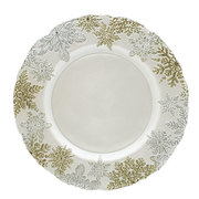 BOWRING - Winter Wonderland 32.5cm Glass Plate