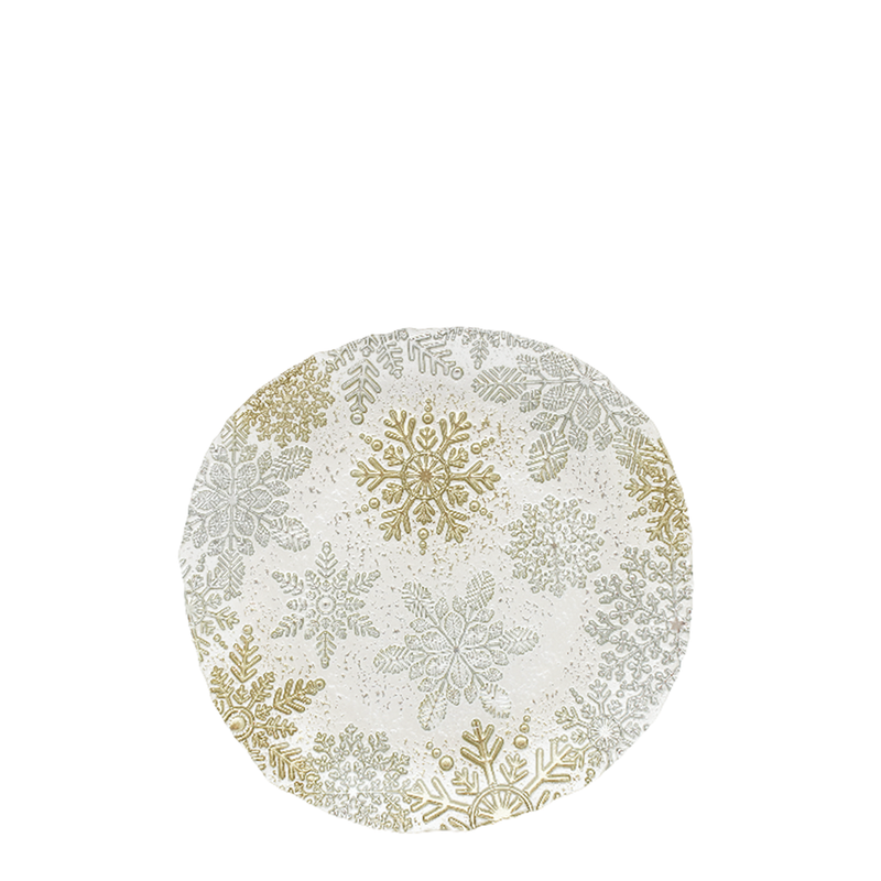 BOWRING - Winter Wonderland 22cm Glass Plate